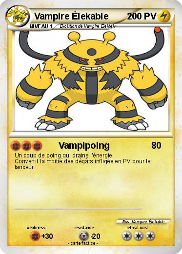 Pokemon Vampire Élekable