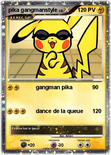 Pokemon pika gangmanstyle