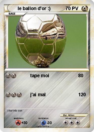 Pokemon le ballon d'or :)