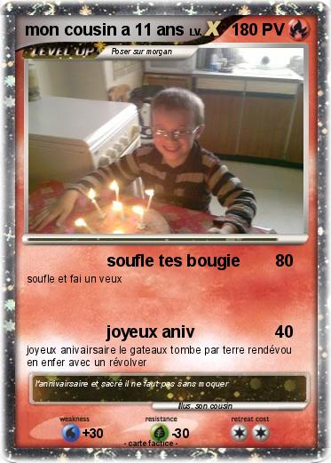 Pokemon mon cousin a 11 ans