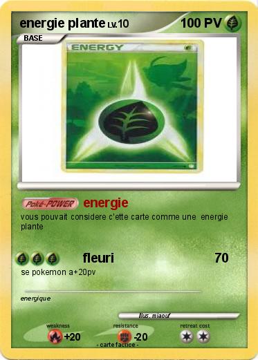 Pokemon energie plante