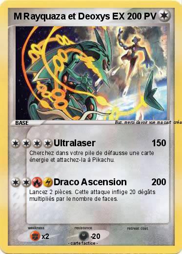 Pokemon M Rayquaza et Deoxys EX
