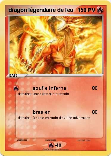 Pokemon dragon légendaire de feu