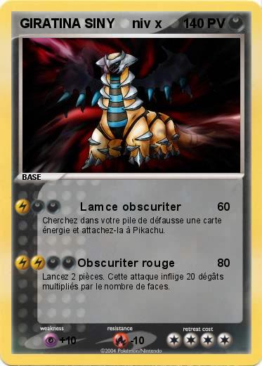 Pokemon GIRATINA SINY     niv x