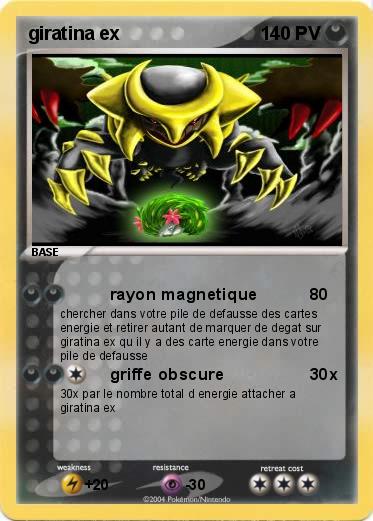 Pokemon giratina ex 