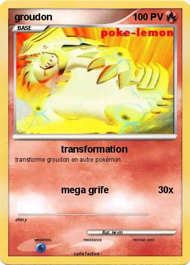 Pokemon groudon