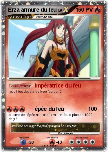 Pokemon Erza armure du feu