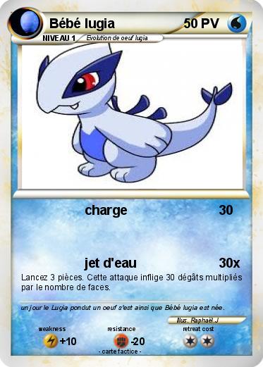 Pokemon Bébé lugia