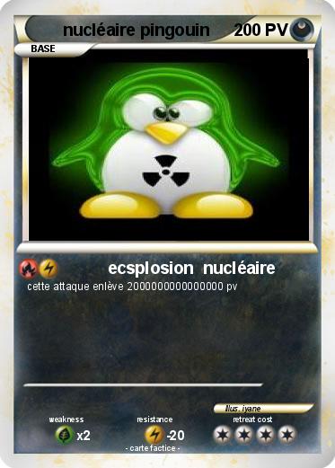 Pokemon nucléaire pingouin