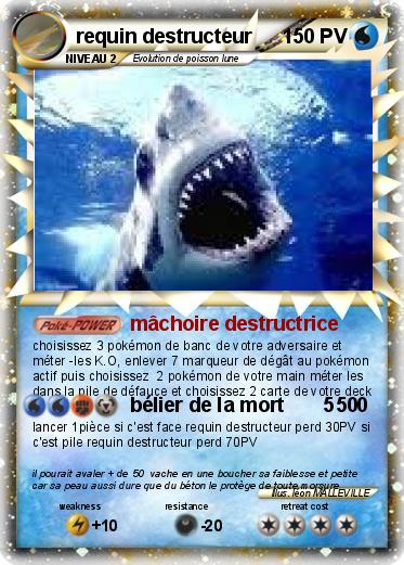 Pokemon requin destructeur
