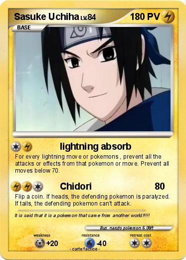 Pokemon Sasuke Uchiha