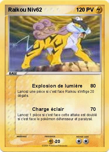 Pokemon Raikou Niv62