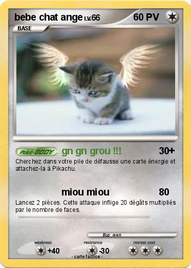 Pokemon bebe chat ange