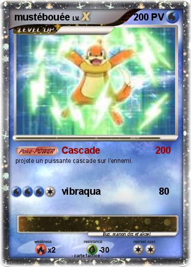 Pokemon mustébouée