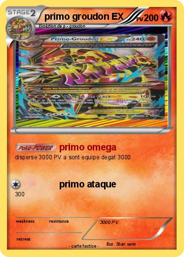 Pokemon primo groudon EX