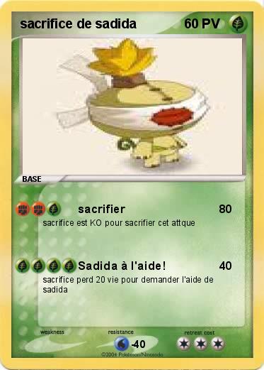Pokemon sacrifice de sadida