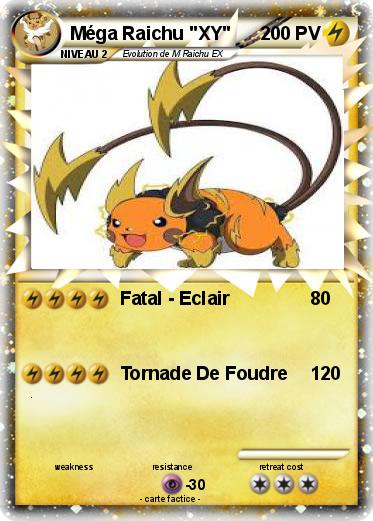 Pokemon Méga Raichu "XY"