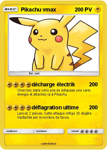 Pokemon Pikachu vmax