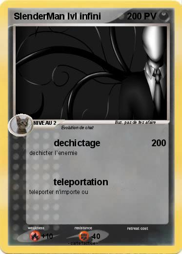 Pokemon SlenderMan lvl infini