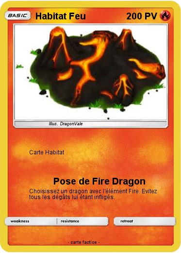 Pokemon Habitat Feu