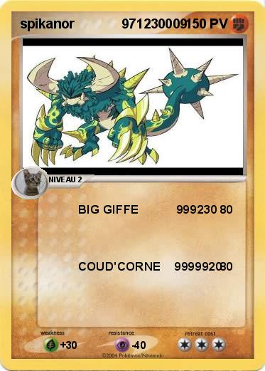 Pokemon spikanor             971230009