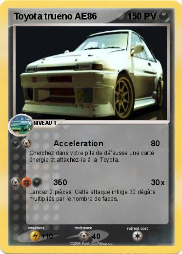 Pokemon Toyota trueno AE86
