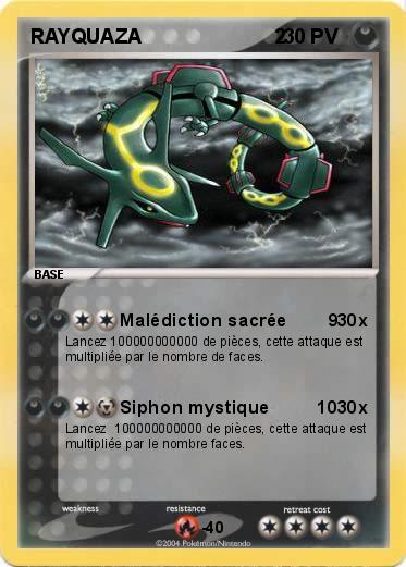 Pokemon RAYQUAZA                        2 