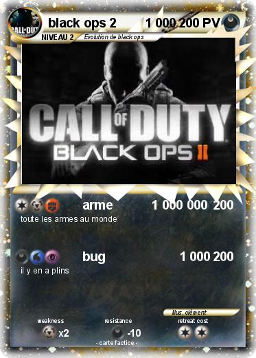 Pokemon black ops 2        1 000