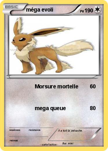 Pokemon méga evoli