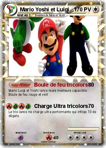 Pokemon Mario Yoshi et Luigi