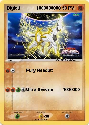 Pokemon Diglett             1000000000