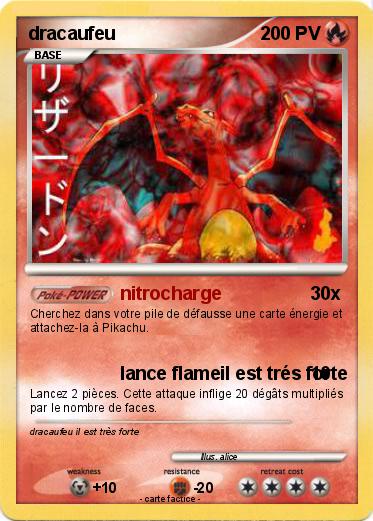 Pokemon dracaufeu