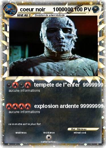 Pokemon coeur noir     1000000