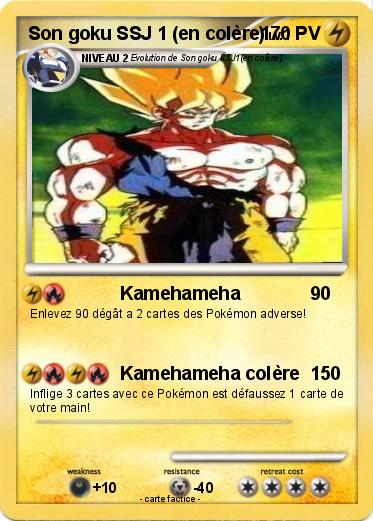 Pokemon Son goku SSJ 1 (en colère)