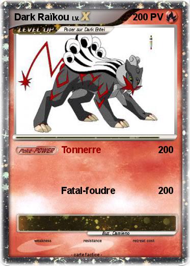 Pokemon Dark Raïkou