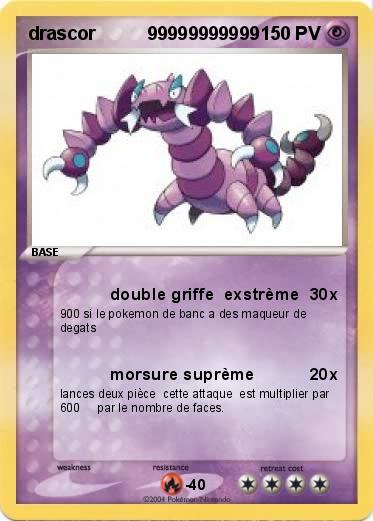 Pokemon drascor          99999999999                   