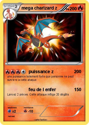 Pokemon mega charizard z