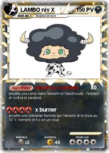 Pokemon LAMBO niv X