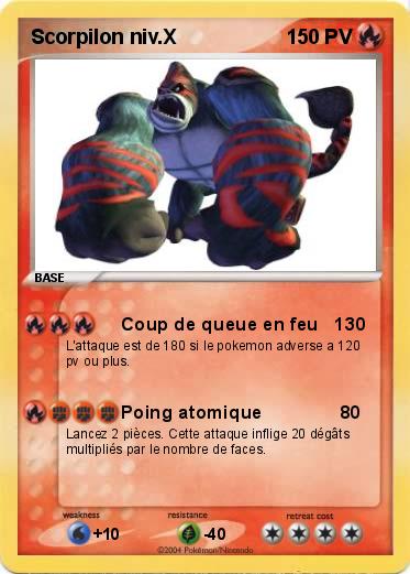 Pokemon Scorpilon niv.X