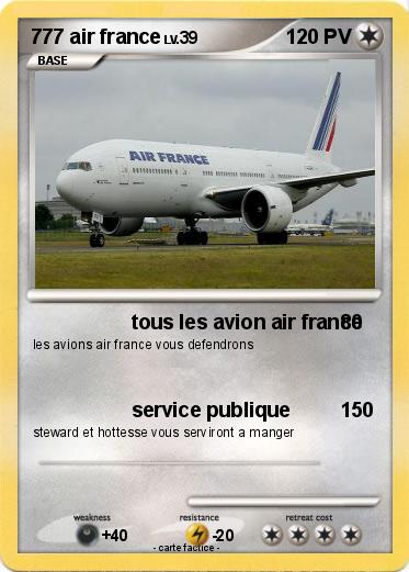 Pokemon 777 air france