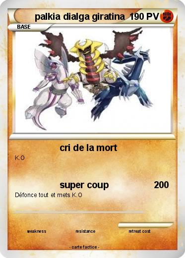 Pokemon palkia dialga giratina