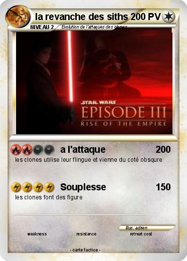 Pokemon la revanche des siths