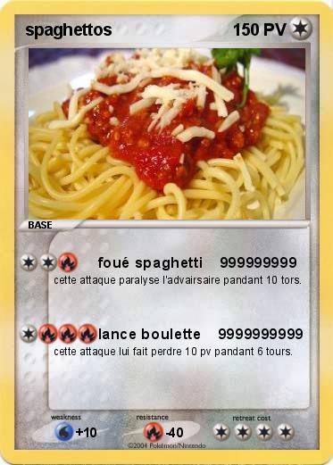 Pokemon spaghettos
