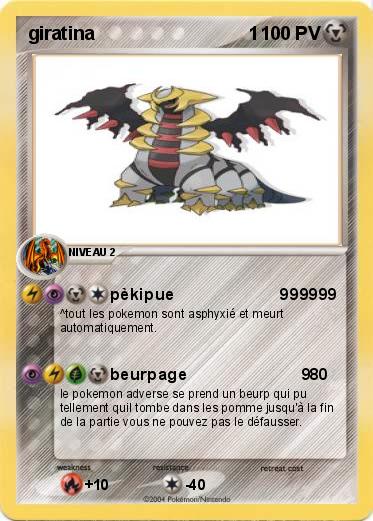 Pokemon giratina                              1