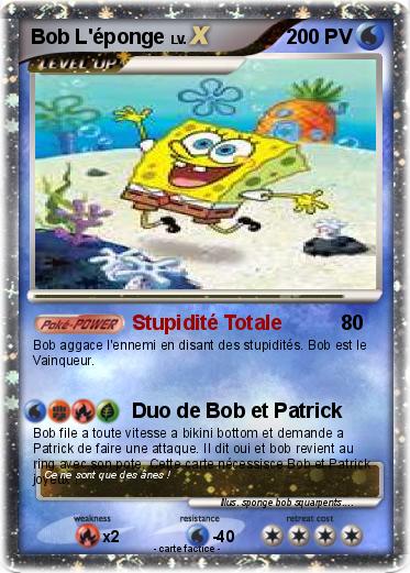 Pokemon Bob L'éponge