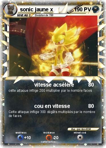 Pokemon sonic jaune x