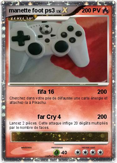 Pokemon manette foot ps3