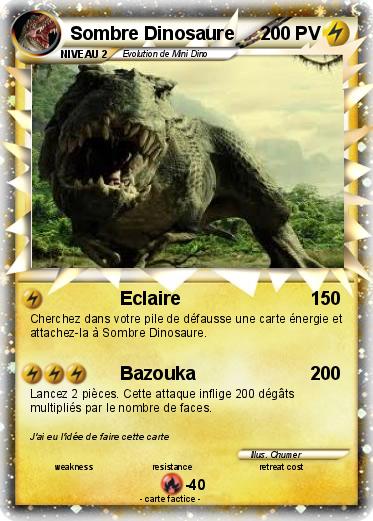 Pokemon Sombre Dinosaure