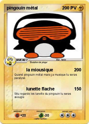 Pokemon pingouin métal
