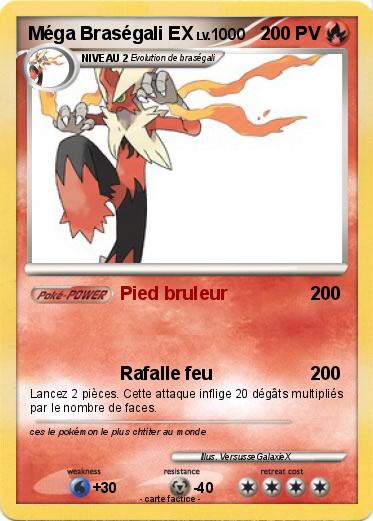 Pokemon Méga Braségali EX